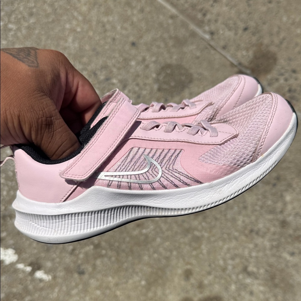 Nike Light Pink Velcro Kids' Athletic Sneakers
